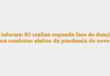 B3 informa: B3 realiza segunda fase de doações para combater efeitos da pandemia do novo … B3 informa: B3 realiza segunda fase de doações para combater efeitos da pandemia do novo …