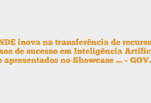 FNDE inova na transferência de recursos: casos de sucesso em Inteligência Artificial são apresentados no Showcase … – GOV.BR FNDE inova na transferência de recursos: casos de sucesso em Inteligência Artificial são apresentados no Showcase … – GOV.BR