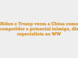 Biden e Trump veem a China como competidor e potencial inimigo, diz especialista ao WW