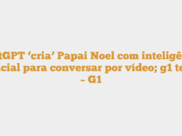 ChatGPT ‘cria’ Papai Noel com inteligência artificial para conversar por vídeo; g1 testou – G1