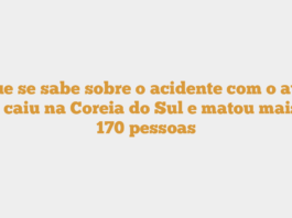 O que se sabe sobre o acidente com o avião que caiu na Coreia do Sul e matou mais de 170 pessoas