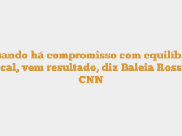 Quando há compromisso com equilíbrio fiscal, vem resultado, diz Baleia Rossi à CNN