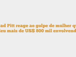 Brad Pitt reage ao golpe de mulher que perdeu mais de US$ 800 mil envolvendo IA