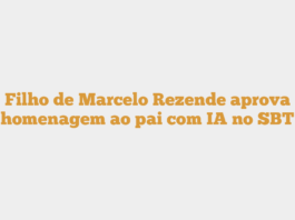 Filho de Marcelo Rezende aprova homenagem ao pai com IA no SBT