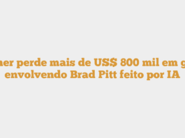 Mulher perde mais de US$ 800 mil em golpe envolvendo Brad Pitt feito por IA