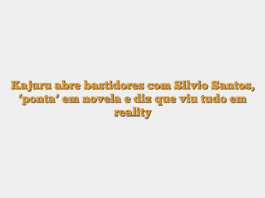 Kajuru abre bastidores com Silvio Santos, ‘ponta’ em novela e diz que viu tudo em reality