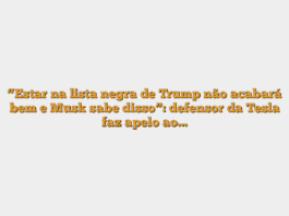 “Estar na lista negra de Trump não acabará bem e Musk sabe disso”: defensor da Tesla faz apelo ao…