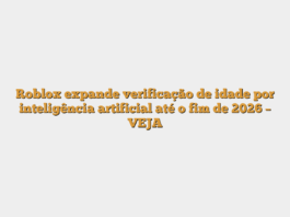Roblox expande verificação de idade por inteligência artificial até o fim de 2026 – VEJA