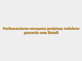 Parlamentares europeus projetam redobrar parceria com Brasil